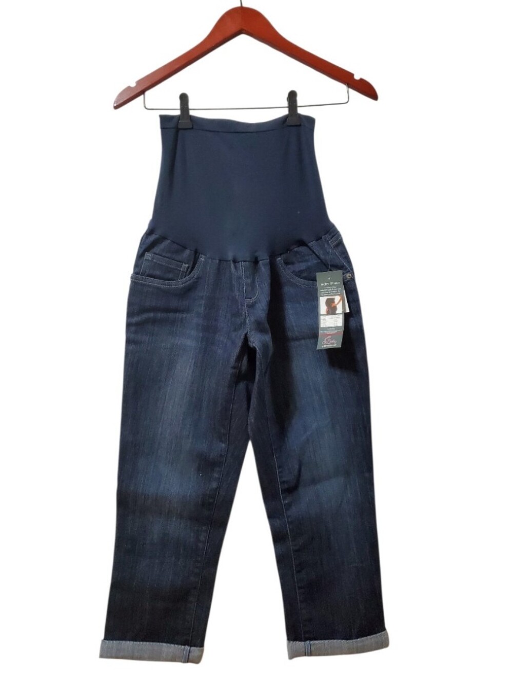 Oh Baby by Motherhood Dark Indigo Maternity Jeans Size M (8-10)